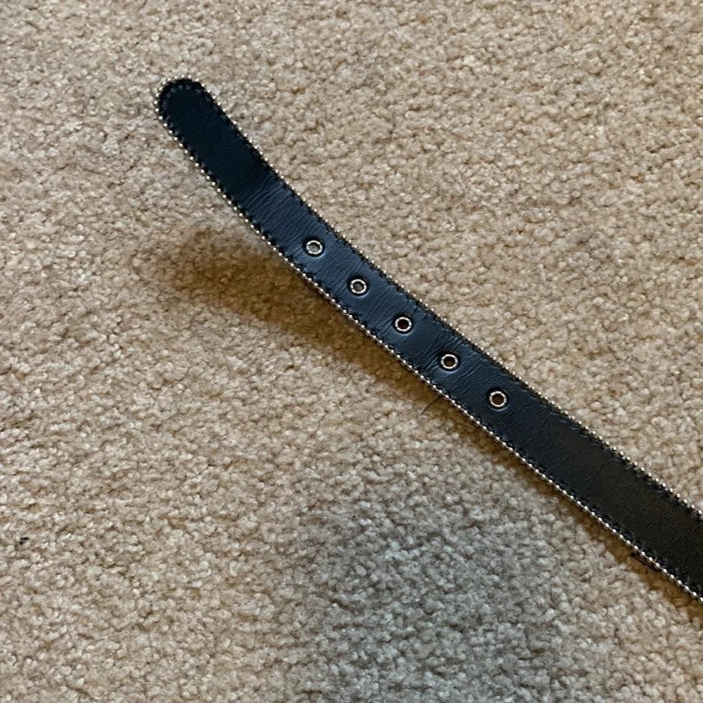 VTG Artisan Crafted Silver & Western  Navajo Aztec Womens Belt Embroidered 31-35 - Picture 11 of 12